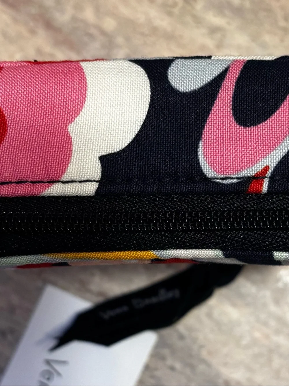 Vera Bradley Pink Red Navy Floral Travel Pill Case
